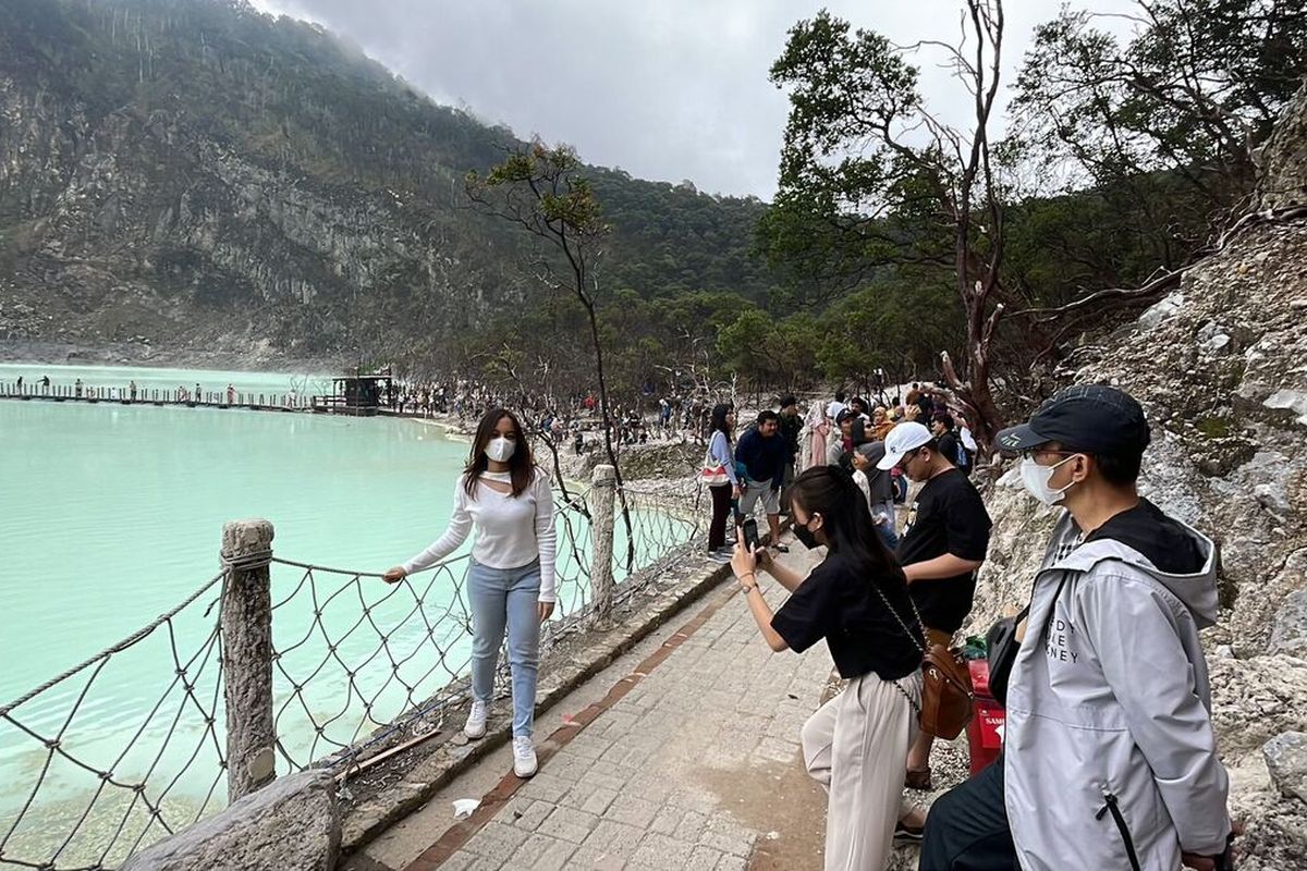 Hari Pertama 2026 Kawasan Wisata Ciwidey Dipadati Pengunjung Antusias Libur Nataru