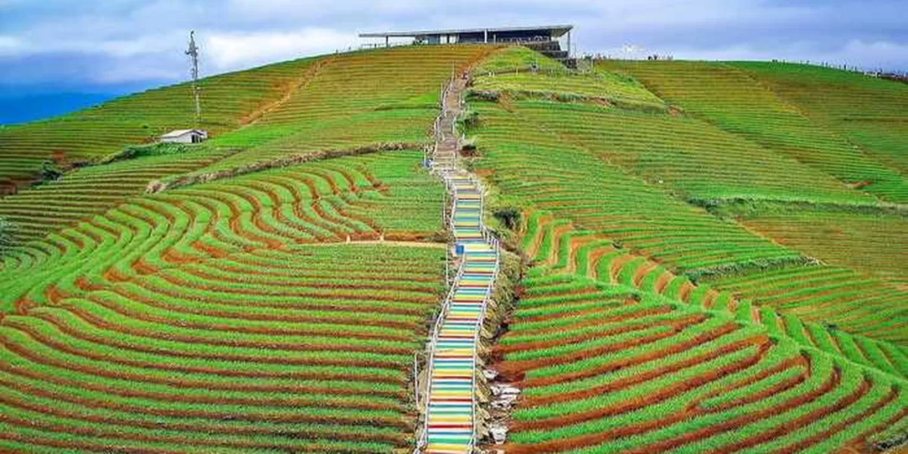 Pesona Lembah Panyaweuyan di Majalengka, Wisata Alam Ngehits dengan Pemandangan Terasering Memukau