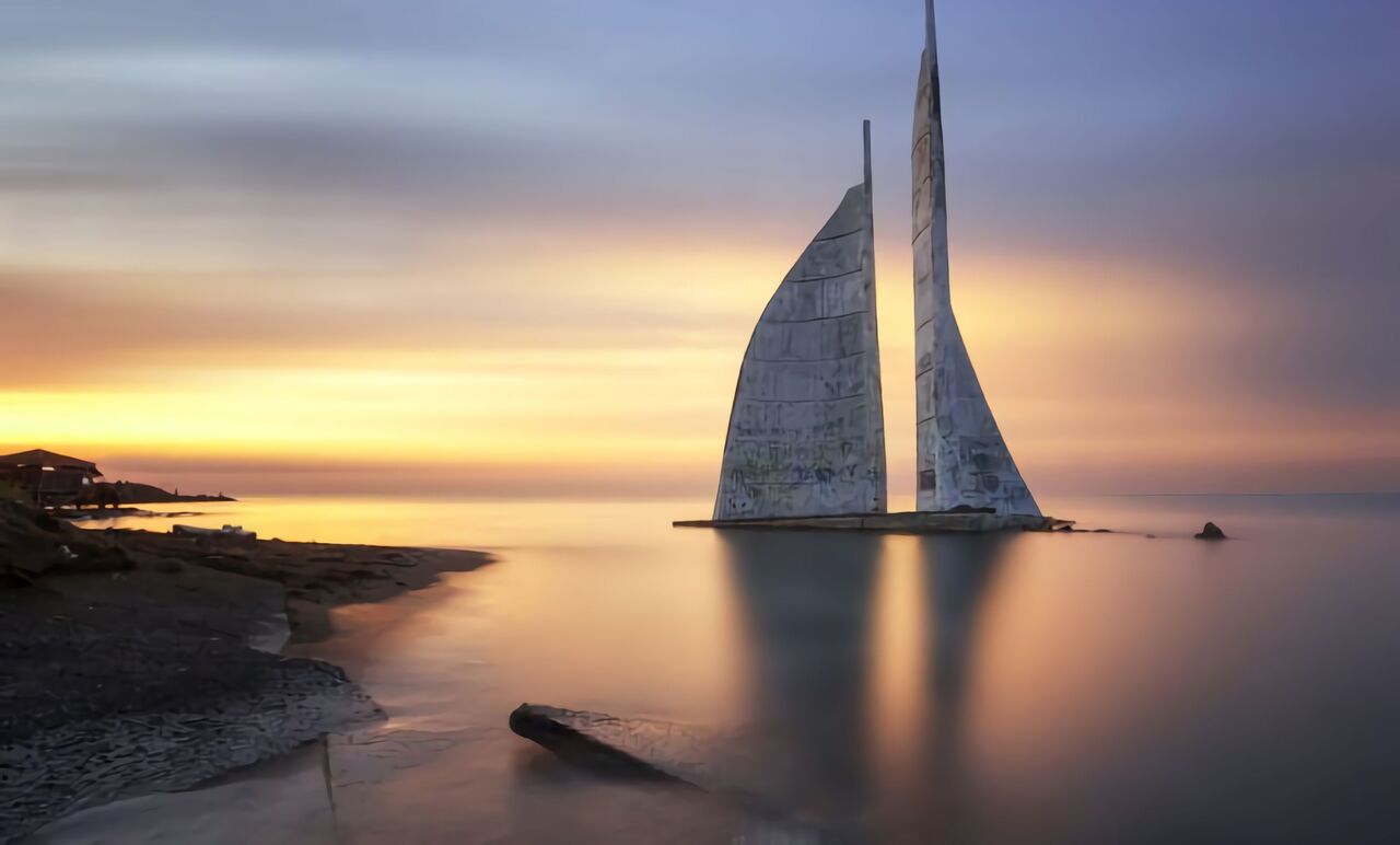Tren Wisata Baru! Sunset Cantik di Tanjung Layar Putih Makassar